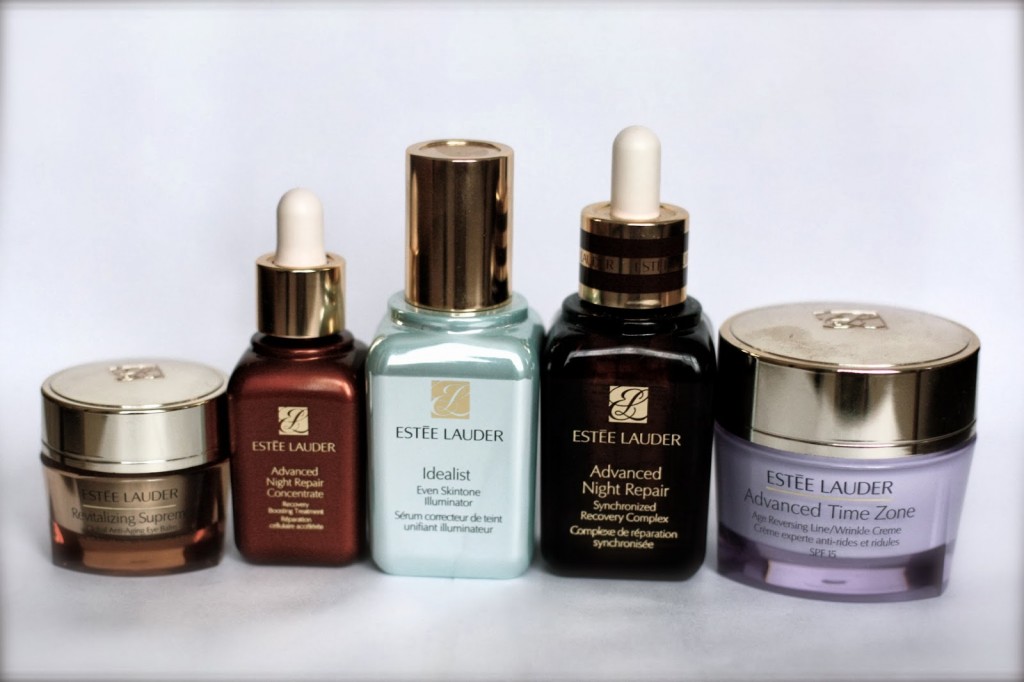 Estee Lauder creams and serums